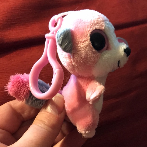 Beanie Boo Bubblegum (Lemur) 6 inch Size and mini Beanie Boo Bubblegum with tags - Picture 7 of 9